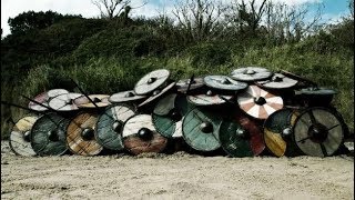 Vikings  Shield Wall Battle On The Beach Of Northumbria Season 1 Official Scene 1x04 [upl. by Anselm111]