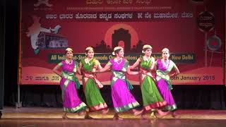 New tulu Folk dance on tulu song Dennana Dennana Indian folk dance [upl. by Margot]