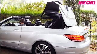 EClass Cabrio Open amp Close Convertible Top  Roof up in 20 Seconds [upl. by Gnof419]