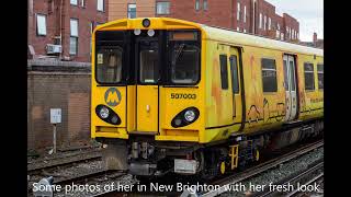 Merseyrail Class 507 003  Mersey Banana lol [upl. by Anivid]