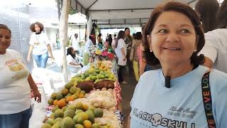 CONSUMIDORA APROVA A FEIRA DA AGRICULTURA FAMILIAR EM ARACAJU SERGIPE E FAZ RECOMENDAÇÕES POSITIVAS [upl. by Leaper]