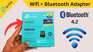 TPLINK Archer T2UB Nano WiFi  Bluetooth Adapter  AC600 WiFi Dongle for PC [upl. by Herrah251]