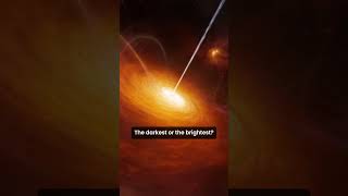 Black holes vs Quasars the darkest vs the brightest astronomy sciencefacts [upl. by Candida]