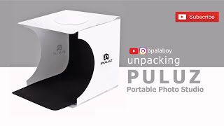 Puluz light box  Unpacking [upl. by Llerrej855]