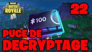 FORTNITE PUCE DE DECRYPTAGE 22  UTILISER LAEROSOL ROX DANS UN PASSAGE SOUTERRAIN [upl. by Killian]