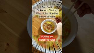 Ace cook Gokudoro shrimp miso flavored soba noodles soba miso shrimp [upl. by Icyac875]