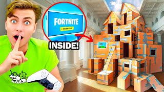 I Built A Secret Hidden GAMING FORT 2 Stories Tall [upl. by Nyraa150]