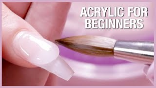 💅🏼Acrylic Nail Tutorial  How To Apply Acrylic For Beginners 🎉📚 [upl. by Neely]