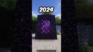 Minecraft 10 year challenge 😳 [upl. by Skip]