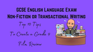 GCSE English Language Exam NonFictionTransactional Writing Revision Top Tips  Film Review [upl. by Ecilahc30]