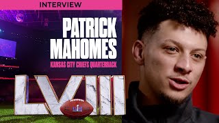 Patrick Mahomes SUPER BOWL INTERVIEW with Nate Burleson  CBS Sports [upl. by Adnohsal]