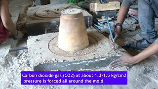 Sand Casting Process Induction furnace foundry Part1 [upl. by Lewls138]