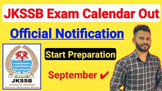 JKSSB Exam Calendar Out  Official Site par aa Gaya ✔✔ Exams from September jkssb [upl. by Retniw]