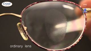 Crizal Lens vs Ordinary Lens Smudge Test [upl. by Lierbag680]