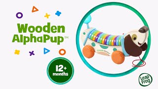 Wooden AlphaPup™  Demo Video  LeapFrog® [upl. by Asnarepse]