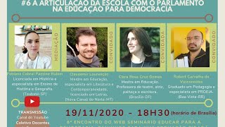 6 A articulação da escola com o parlamento na educação para democracia [upl. by Sabine]