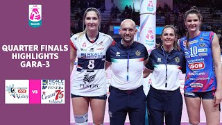 Novara  Chieri  Highlights  Quarter Finals Match 3  Lega Volley Femminile 202324 [upl. by Etnauj924]