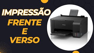 Como Imprimir Frente e Verso na Impressora Epson METODO SIMPLES E RAPIDO [upl. by Nuahsor706]