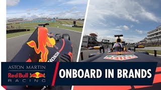 Onboard in Brands Hatch  David Coulthard goes for a lap in the RB7 [upl. by Galasyn]