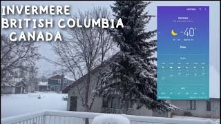 Extrem winter Invermere in British Columbia Canada 🇨🇦  Canada 2022 [upl. by Dorsey]