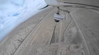 Plane chases car on VW test track in Arizona [upl. by Aihgn]