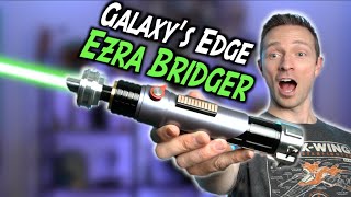 NEW Ezra Bridger Legacy Lightsaber from Star Wars Galaxys Edge [upl. by Arak]