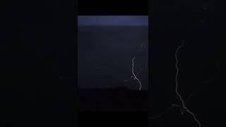 Powerful Lightning Strike ⚡⚡  Thunder Lightning 😱 shorts [upl. by Abernathy]