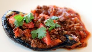 Stuffed Eggplant Karniyarik  Turkish Recipe  CookingWithAlia  Episode 323 [upl. by Tonnie]