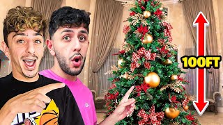 I built the Most Expensive Christmas Tree INSANE REACTION [upl. by Haleehs]