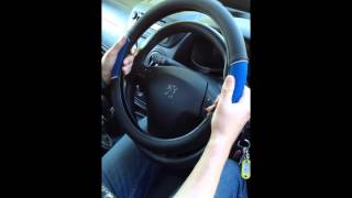 How to fit a steering wheel cover [upl. by Esialb]