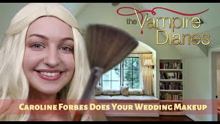 ASMR Caroline Forbes Does Elenas Wedding Makeup👰🏼 [upl. by Nelia]