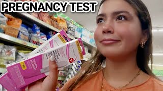 PREGNANCY TEST 😩🙈😩  VLOG1918 [upl. by Rebmeced]