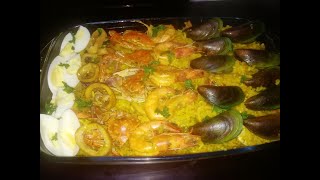 Seafoods Baked Paella [upl. by Aluino]