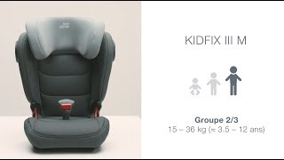 KIDFIX III M  BRITAX RÖMER  Installation [upl. by Gide25]