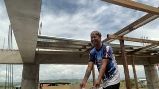 part 4  ofw house renovation Installing Steel deck house philippines [upl. by Flannery]