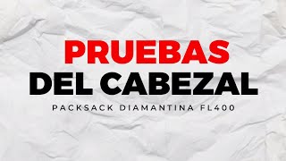 PRUEBAS DEL CABEZAL  Packsack Diamantina FL400  minería  Diamantina [upl. by Aikym]