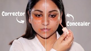 Color Correcting with a Deep Concealer Wait till you see the AFTER [upl. by Snilloc]