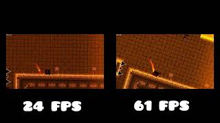 30 FPS VS 60 FPS  Geometry Dash [upl. by Oaoj]