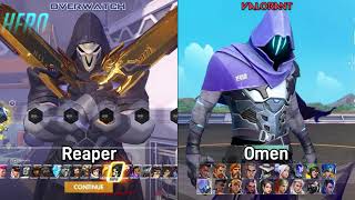 Valorant  Overwatch Comparison [upl. by Gignac]