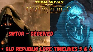 Star Wars The Old Republic  DECEIVED amp Master GnostDural Galactic Timelines 5 amp 6 SWTOR [upl. by Hamon]