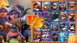 3 SİLAHŞÖR vs TÜM KARTLAR  EN GÜÇLÜ KART    Clash Royale [upl. by Anerroc]