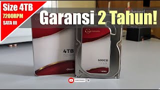 Hardisk 4TB Termurah di pasaran Baru bergaransi resmi Osmous Hardisk Review [upl. by Ppilihp]