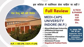 Full Review  Medicaps University Indore  Admission Process  Hidden Information [upl. by Nahshon]