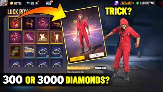 HIEST ROYALE FREE FIRE  FREE FIRE NEW EVENT  MONEY HIEST BUNDLE [upl. by Adnamal]