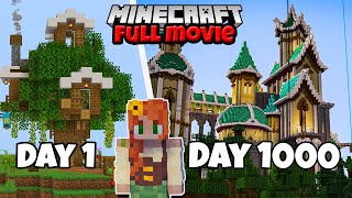 I Survived 1000 Days on the BIGGEST Minecraft SMP  FULL MOVIE [upl. by Ena]