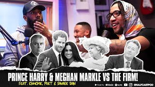 Prince Harry amp Meghan Markle vs THE FIRM  Halfcast Podcast [upl. by Suertemed626]