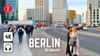 BERLIN  Germany 🇩🇪 4K Walking Tour  Iphone 15 Pro 📹 Berlin is getting cold and windy 🥶 [upl. by Vivica]