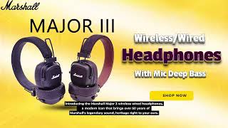 Marshall Major III 3 Headphones Review – Unbeatable Sound Quality [upl. by Jaquenetta]