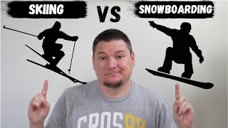 Skiing VS Snowboarding What is harder to learn as a complete beginner First 4 Days Comparision [upl. by Moss104]