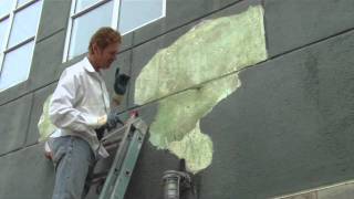 Remove and repair peeling or buckling stucco finish [upl. by Doersten]